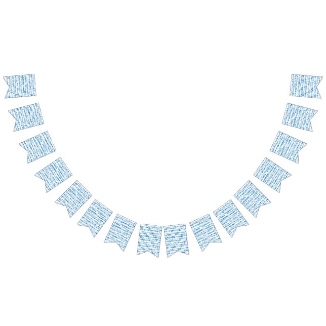 Bandeirinha Sinalizadores de Bunting do Triângulo Azul - Decor (Todos)