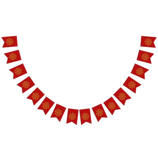 Bandeirinha Sinalizadores de Bunting, inspirados em árabe, ver (Todos)