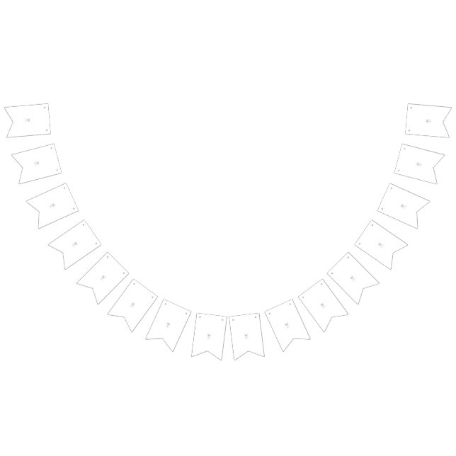 Bandeirinha Sinalizadores de Bunting Personalizados | Aniversá (Todos)