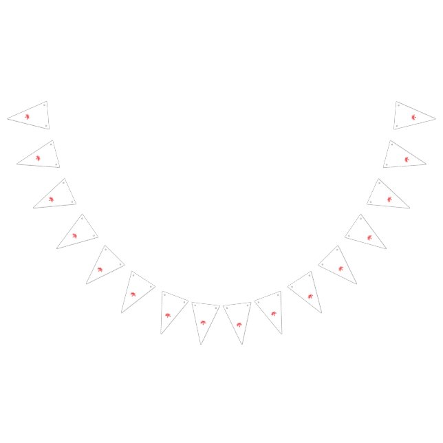 Bandeirinha Sinalizadores de Bunting Personalizados | Decor de (Todos)