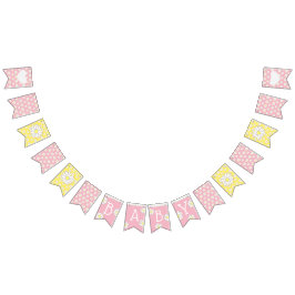 Bandeirinha Sinalizadores de Chá de fraldas do Tema das Visita