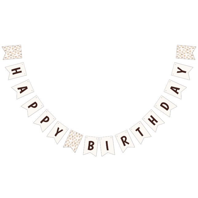 Bandeirinha Sinalizadores de Festa de aniversário do Cookie &  (Todos)