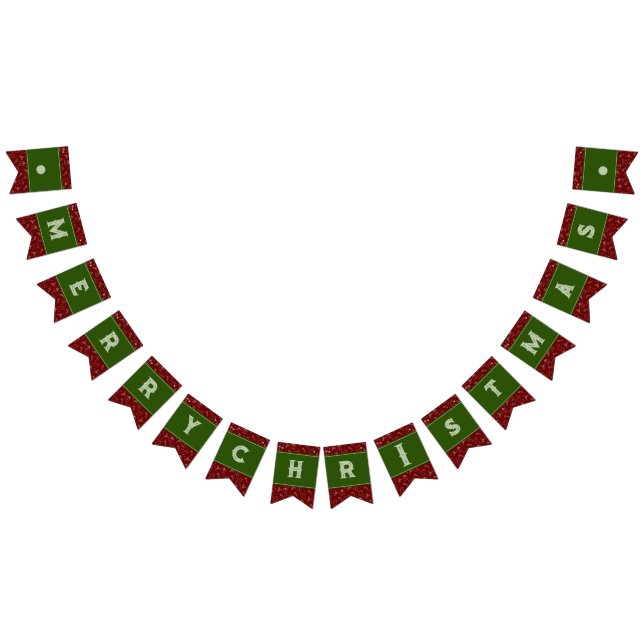 Bandeirinha Sinalizadores de Ícones de Natal Verde E Vermelho  (Todos)