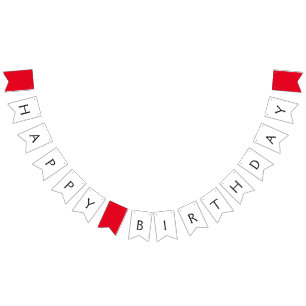 Bandeirinha Sinalizadores PERSONALIZADOS de aniversário simpl