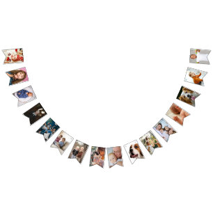 Bandeirinha Sinalizadores Personalizados de Bunting de Fotogra