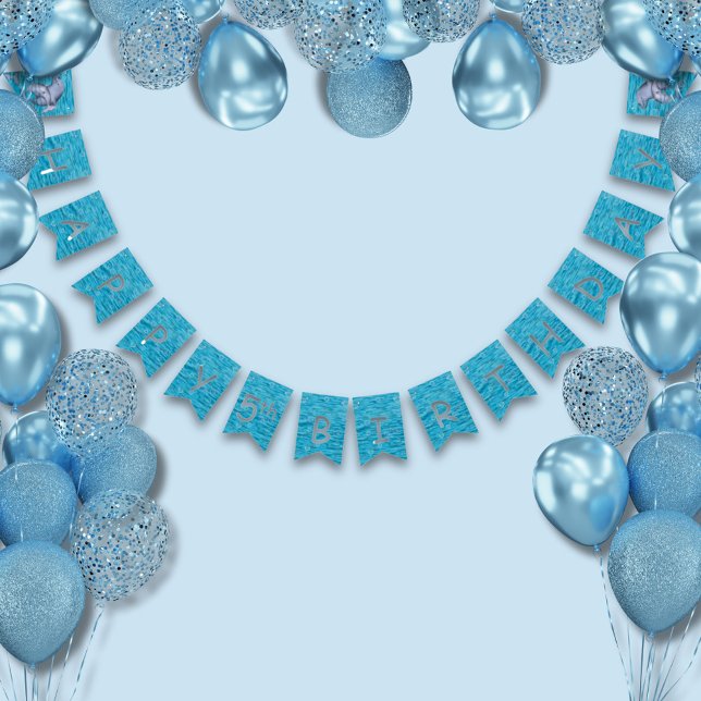 Bandeirinha Sob O Mar Com Festa de aniversário De Golfinhos (Criador carregado)