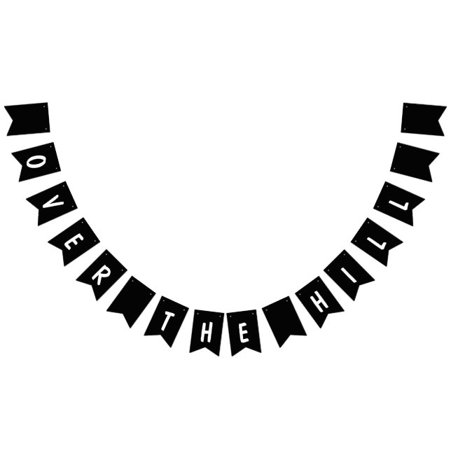 Bandeirinha Sobre a Colina Preta e Branca (Todos)