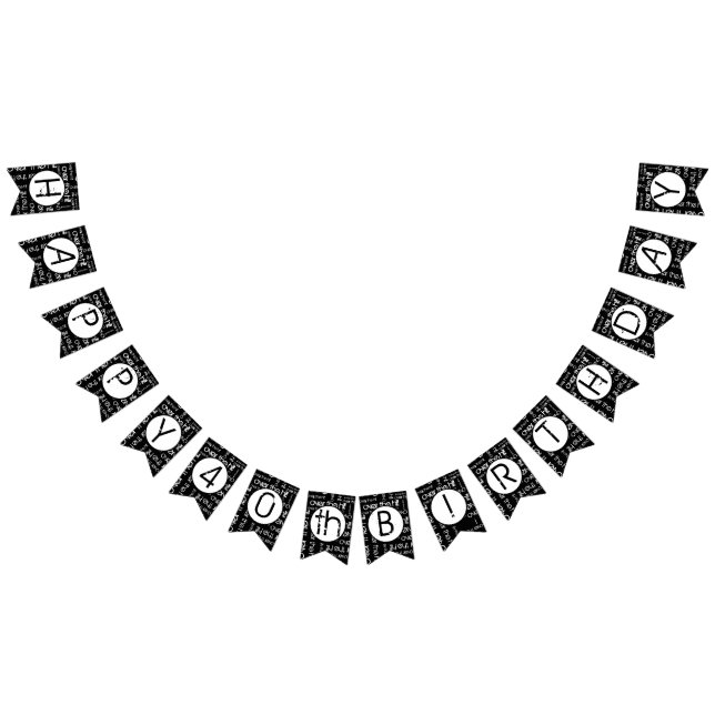 Bandeirinha Sobre a Idade Personalizada de Aniversário de Hill (Todos)