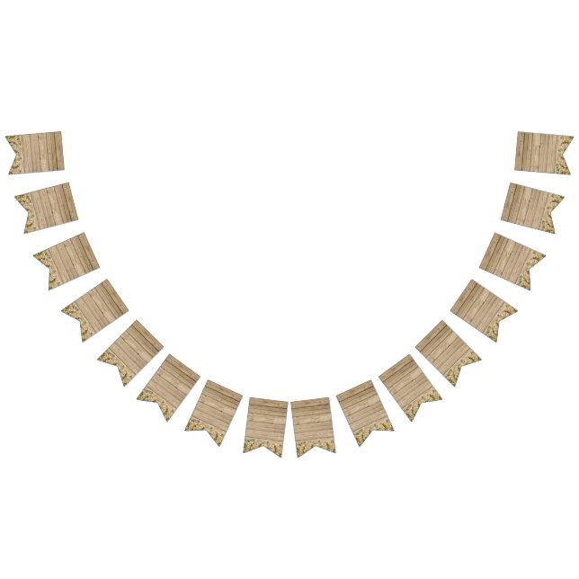 Bandeirinha Sobre Rosas De Madeira (Todos)