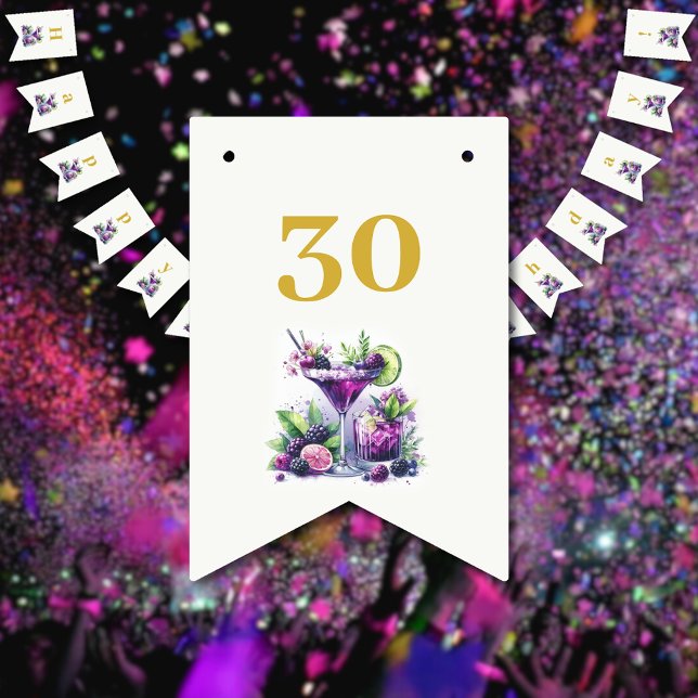 Bandeirinha Sombras de Púrpura: Uma Bash de Aniversário Azul-V (Criador carregado)