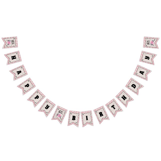 Bandeirinha Spooky Ghoul Halloween Any Age Birthday  (Todos)