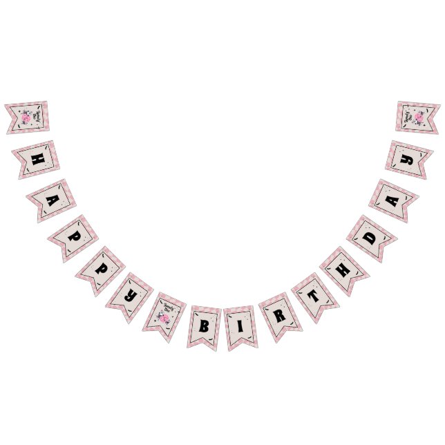 Bandeirinha Spooky Ghoul Halloween First Birthday  (Todos)