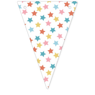 Bandeirinha Star Confetti (Retro)