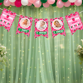 Bandeirinha Strawberry First Birthday Celebration Photo