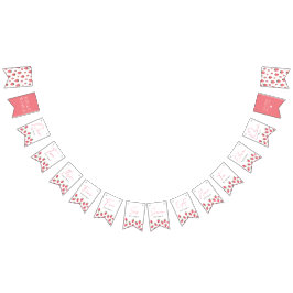 Bandeirinha Strawberry Girl Berry Primeiro Aniversário Milhare