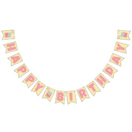 Bandeirinha Strawberry Juice Box Happy Birday