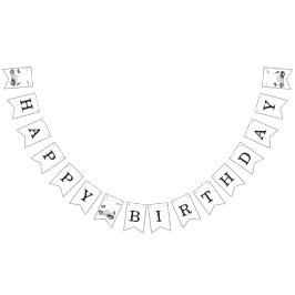 Bandeirinha Stylish Police Kids Birthday