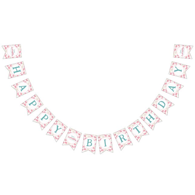 Bandeirinha Sweet Frosted Animal Cookies Birthday (Todos)