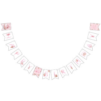 Bandeirinha Sweet One Birthday Banner