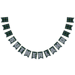 Bandeirinha Tartan do distrito de Sutherland