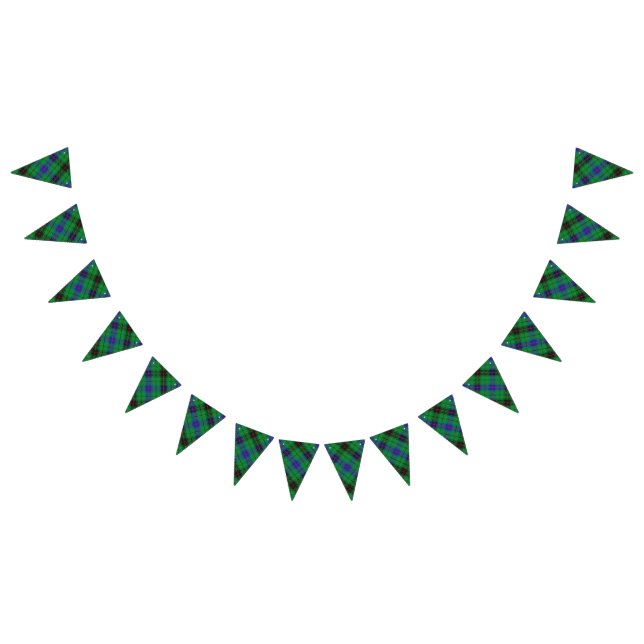 Bandeirinha Tartan escocês de Davidson do clã (Todos)