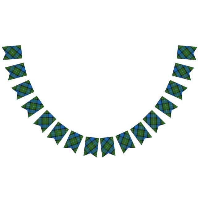 Bandeirinha Tartan escocês de Fergusson Ferguson do clã (Todos)