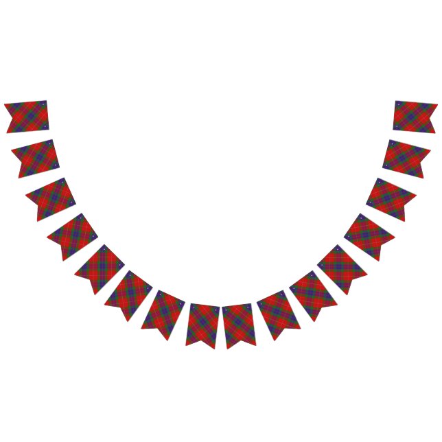 Bandeirinha Tartan escocês de Fraser do clã (Todos)