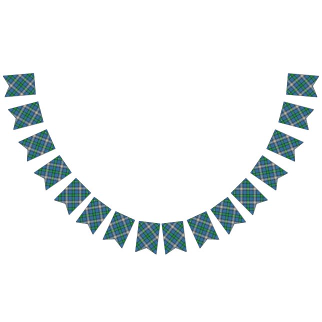 Bandeirinha Tartan escocês de MacDowall do clã (Todos)