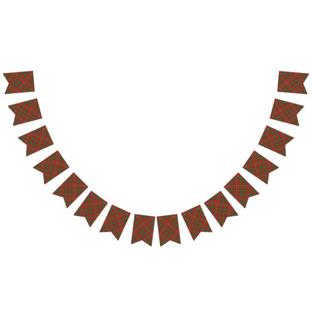 Bandeirinha Tartan escocês de MacKinnon do clã (Todos)