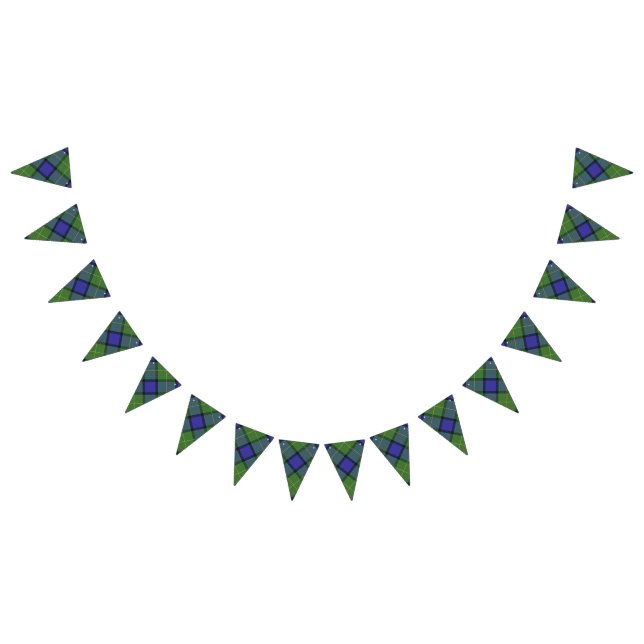 Bandeirinha Tartan escocês de Muir do clã (Todos)