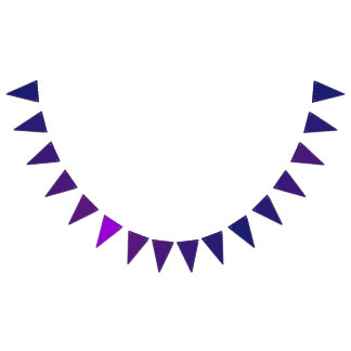 Bandeirinha Tema de Gradação Violeta a Profunda
