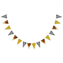 Bandeirinha Tema do Partido do primeiro aniversario Safari Sel