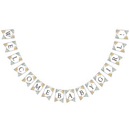 Bandeirinha Texto Personalizado de Abelhas e Eucalyptus de our