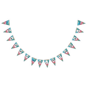 Bandeirinha Textura de Crayons