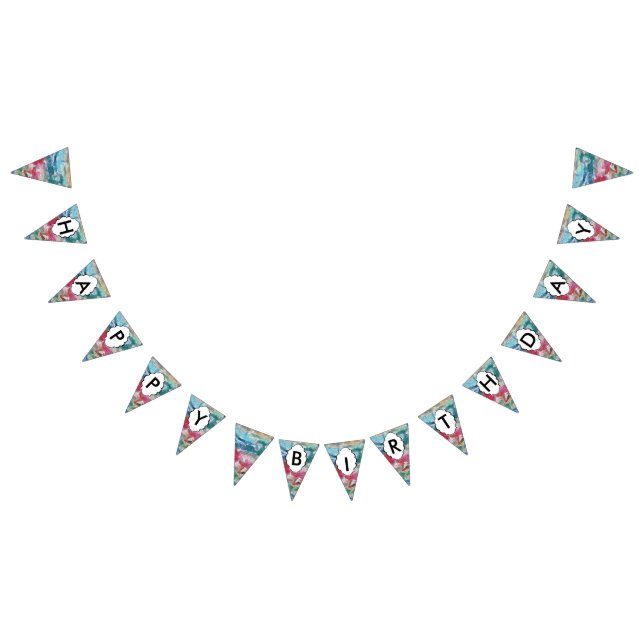 Bandeirinha Textura de Crayons (Todos)