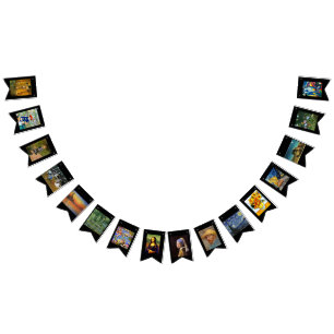 Bandeirinha Trabalho de arte famoso, Decor de Classe de Arte