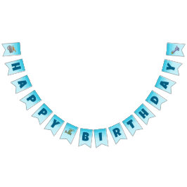 Bandeirinha Três dinossauros bonitos