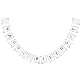 Bandeirinha Trey Confetti Watercolor Pontos de Bunting Flag