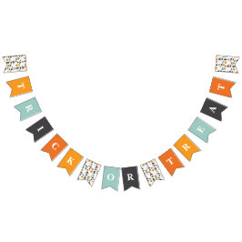 Bandeirinha TRICK OU TRATAMENTO DE Halloween