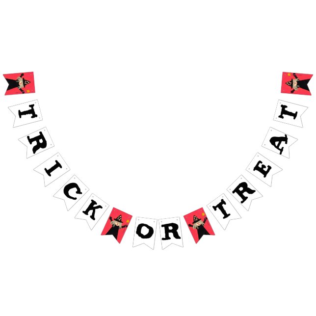 Bandeirinha Trick ou Treine o Halloween (Todos)