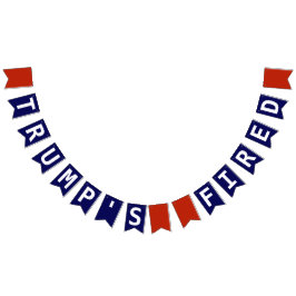 Bandeirinha Trump demitiu-se verdinho branco impermeável