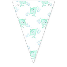 Tubarão-Aquarela-Verde-Pastel