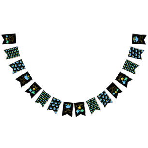 Bandeirinha Twinkle Twinkle Pequena Chá de fraldas de Estrelas