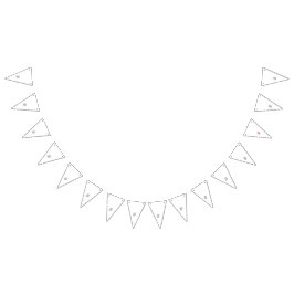 Bandeirinha Um adesivo colorido com um geo intricado