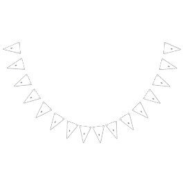 Bandeirinha Um adesivo colorido com uma parte intrincada