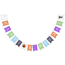 Bandeirinha Um Chá de fraldas de Boo Halloween