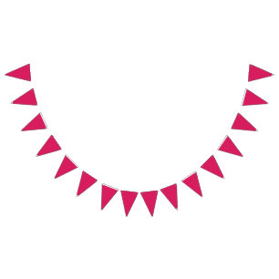 Bandeirinha Um conjunto de flores vermelhas e cor-de-rosa com