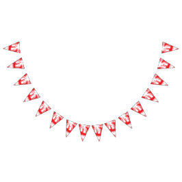 Bandeirinha Um design gráfico com vermelho e laranja em negrit