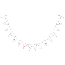 Bandeirinha Um design gráfico vermelho vibrante com ousadia, 