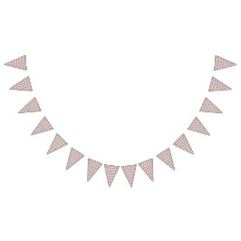 Bandeirinha Um design vibrante com creme amarelo e laranja